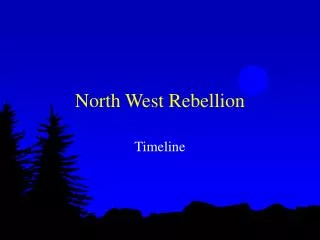 North West Rebellion