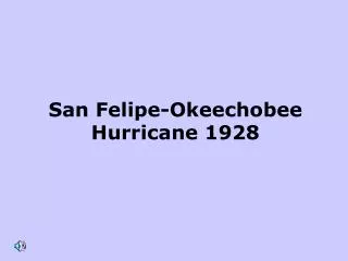 San Felipe-Okeechobee Hurricane 1928