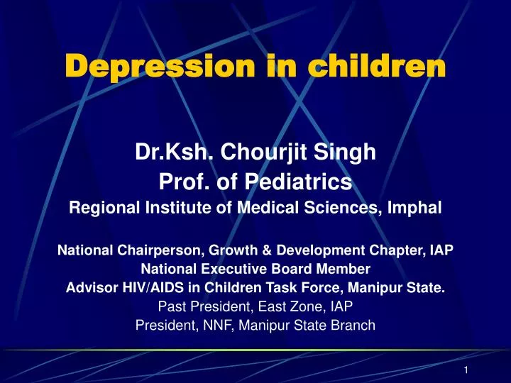 depression in children