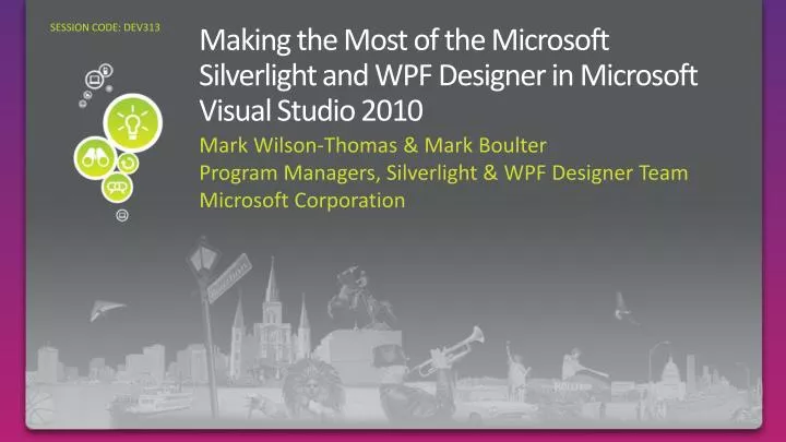 making the most of the microsoft silverlight and wpf designer in microsoft visual studio 2010