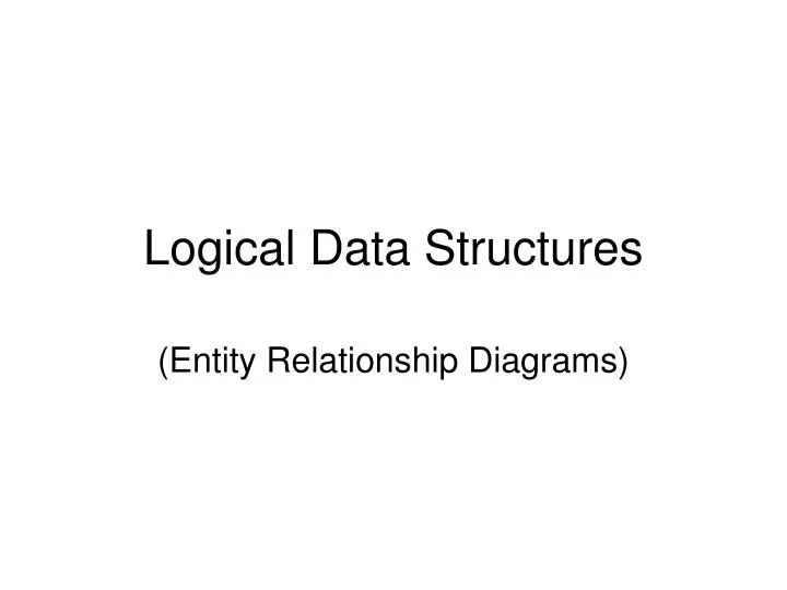 logical data structures