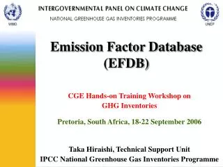 Emission Factor Database (EFDB)