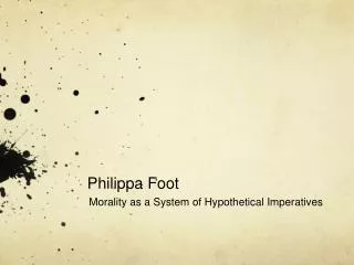 Philippa Foot
