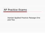 AP Practice Exams - slide 1