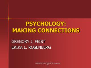 PSYCHOLOGY: MAKING CONNECTIONS