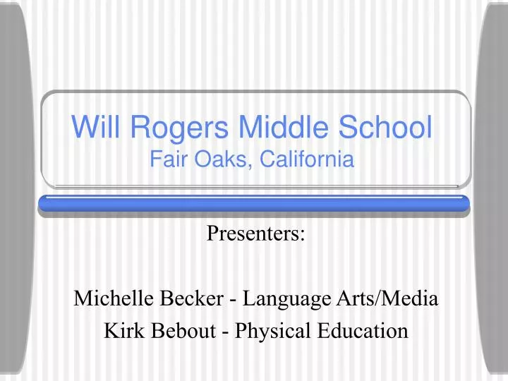 will rogers middle school fair oaks california