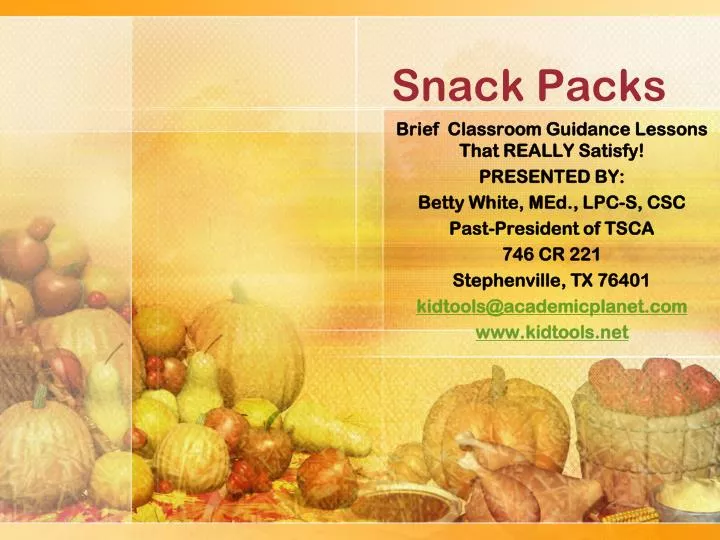 snack packs