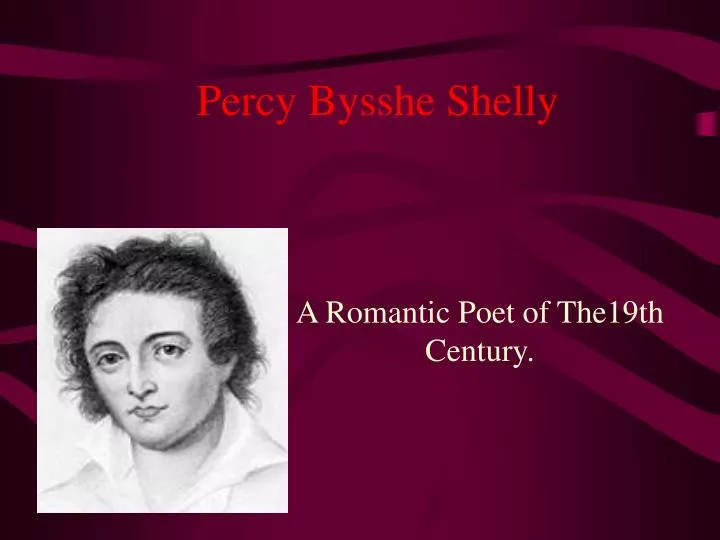 percy bysshe shelly