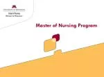 Master of Nursing Program