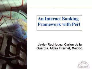 An Internet Banking Framework with Perl
