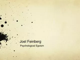 Joel Feinberg