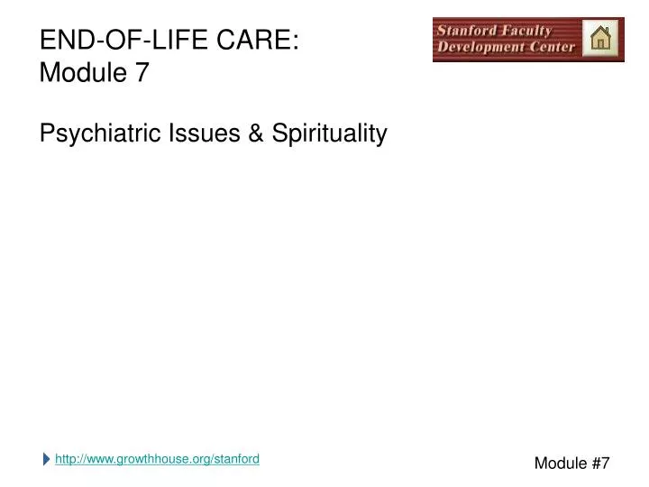 end of life care module 7