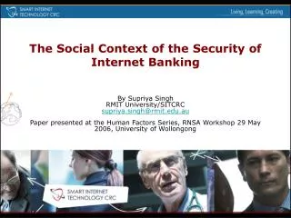 The Social Context of the Security of Internet Banking