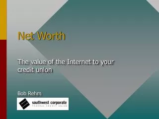 Net Worth
