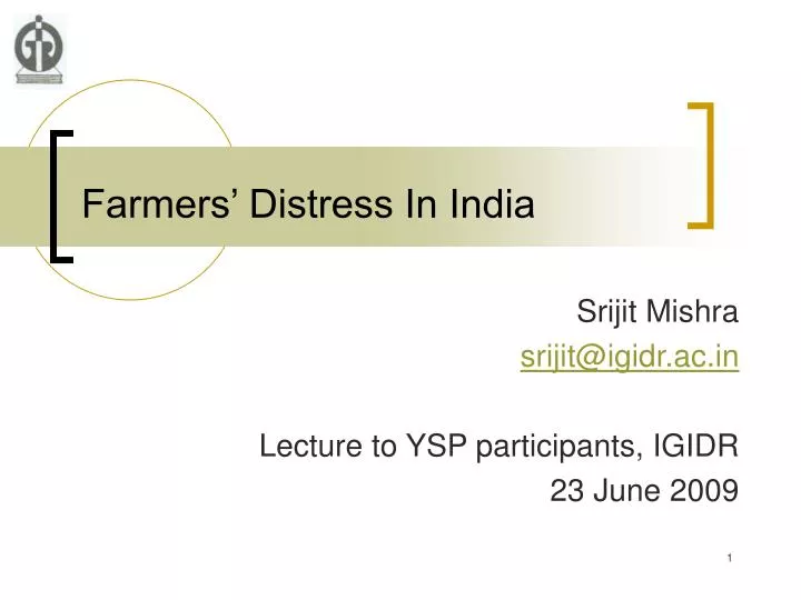 farmers distress in india