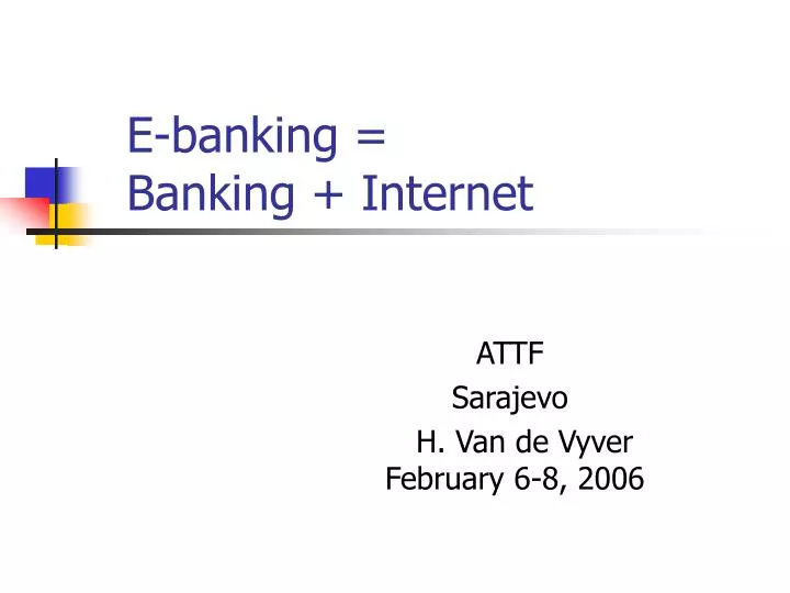 e banking banking internet