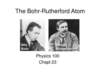 The Bohr-Rutherford Atom