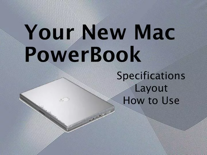 your new mac powerbook