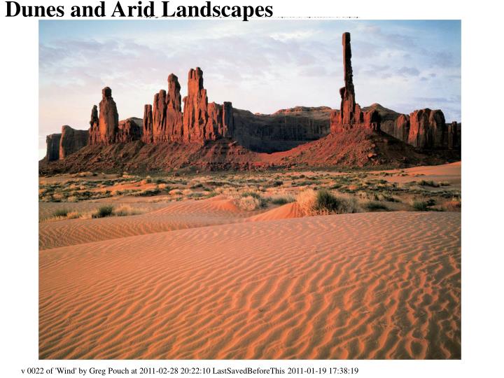 dunes and arid landscapes