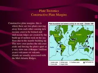 Plate Tectonics Constructive Plate Margins