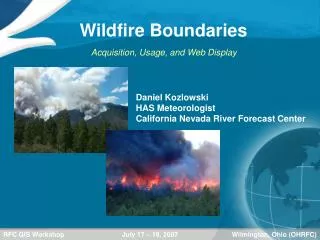 Wildfire Boundaries