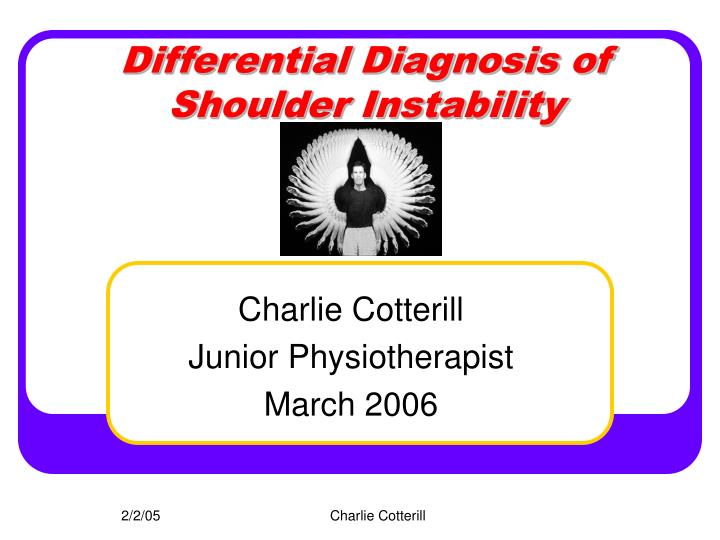 differential diagnosis of shoulder instability