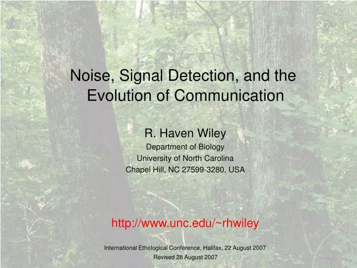 PPT unc/~rhwiley PowerPoint Presentation free download ID:251981