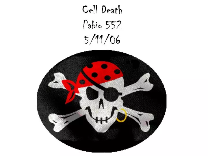 cell death pabio 552 5 11 06