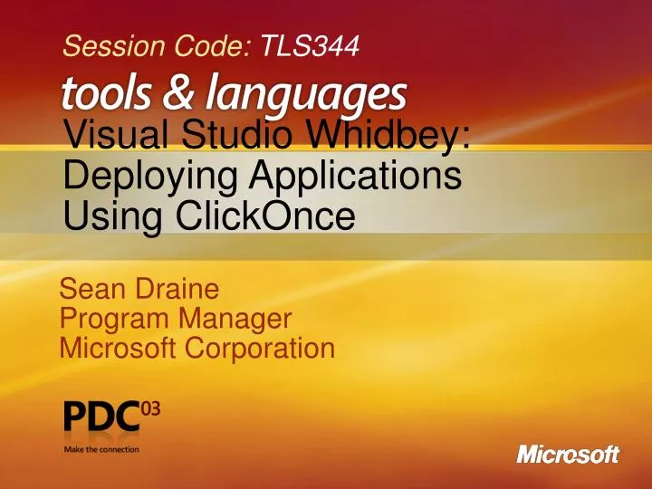 visual studio whidbey deploying applications using clickonce