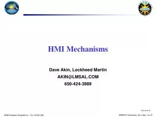 HMI Mechanisms