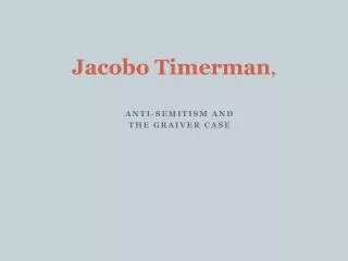 Jacobo Timerman ,
