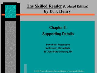 The Skilled Reader (Updated Edition) by D. J. Henry