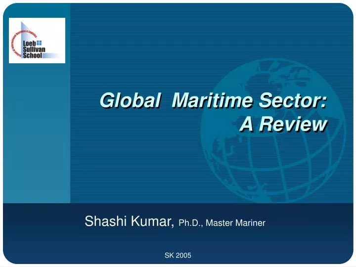 global maritime sector a review