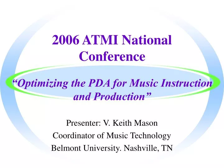 2006 atmi national conference