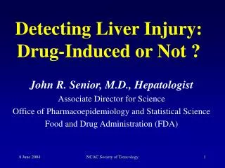 Detecting Liver Injury: Drug-Induced or Not ?