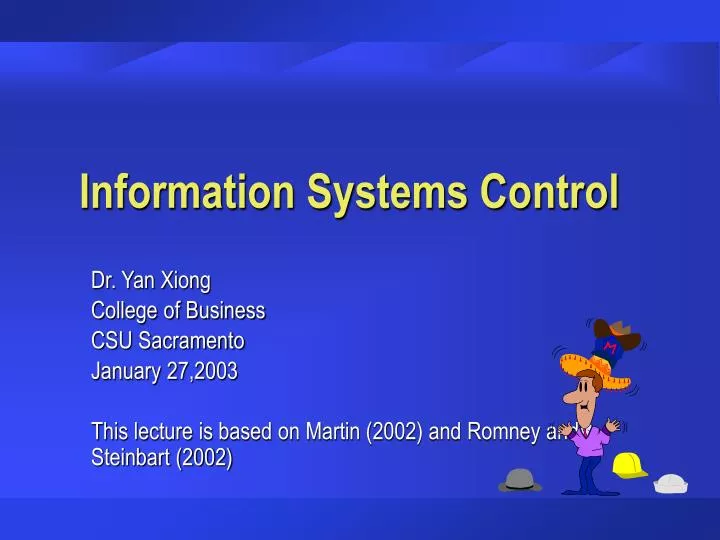 information systems control