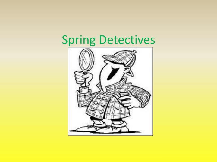 spring detectives