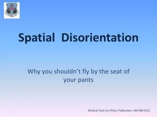 Spatial Disorientation