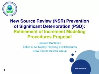 New Source Review (NSR) Prevention of Significant Deterioration (PSD): Refinement of Increment Modeling Procedures Propo
