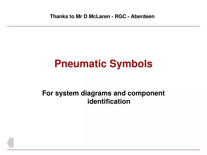 pneumatic symbols