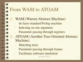 From WAM to ATOAM