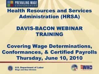 Davis-Bacon Labor Standards/Contract Stipulations