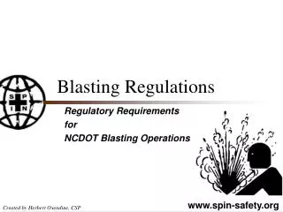 Blasting Regulations