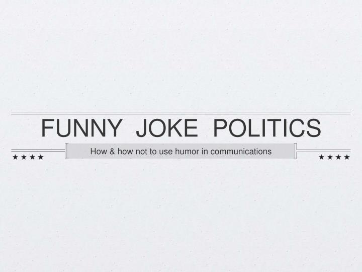 funny joke politics