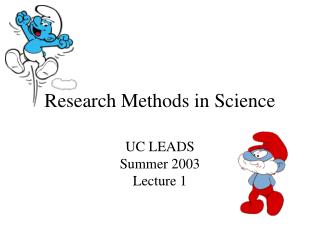 Research Methods in Science