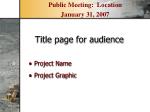 Project Name Project Graphic - slide 1