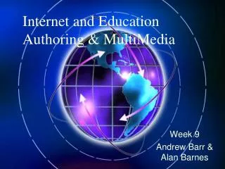 Internet and Education Authoring &amp; MultiMedia