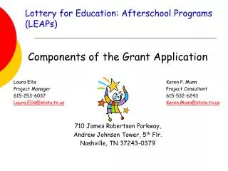 Lottery for Education: Afterschool Programs (LEAPs)