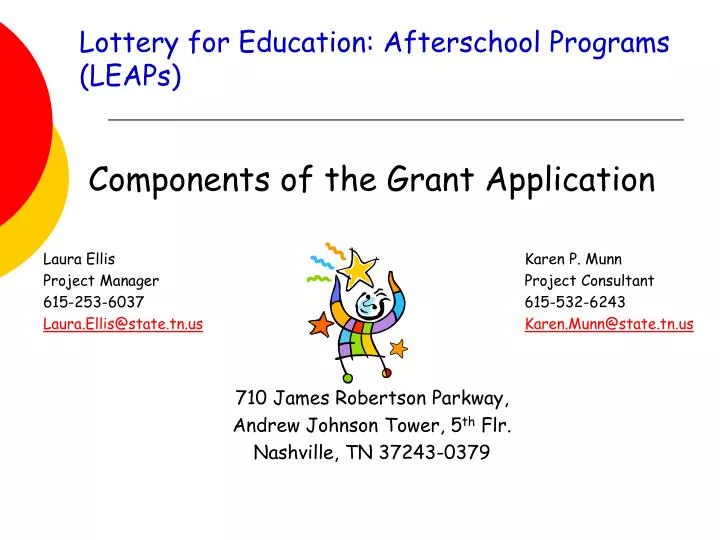 lottery for education afterschool programs leaps