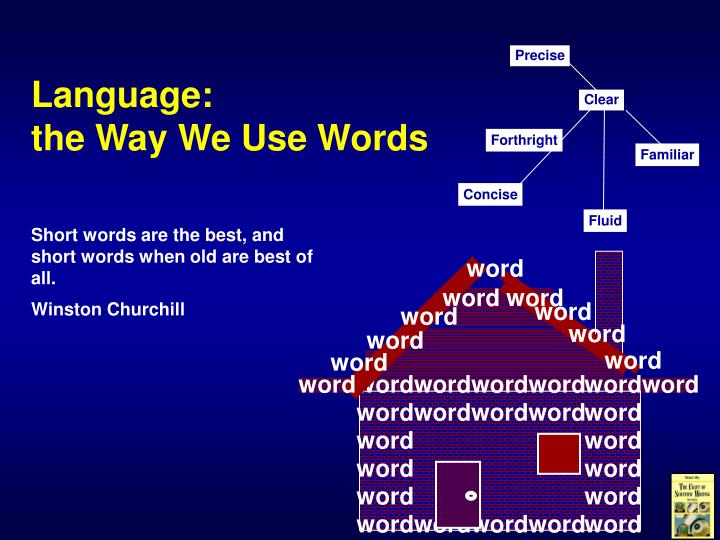 language the way we use words